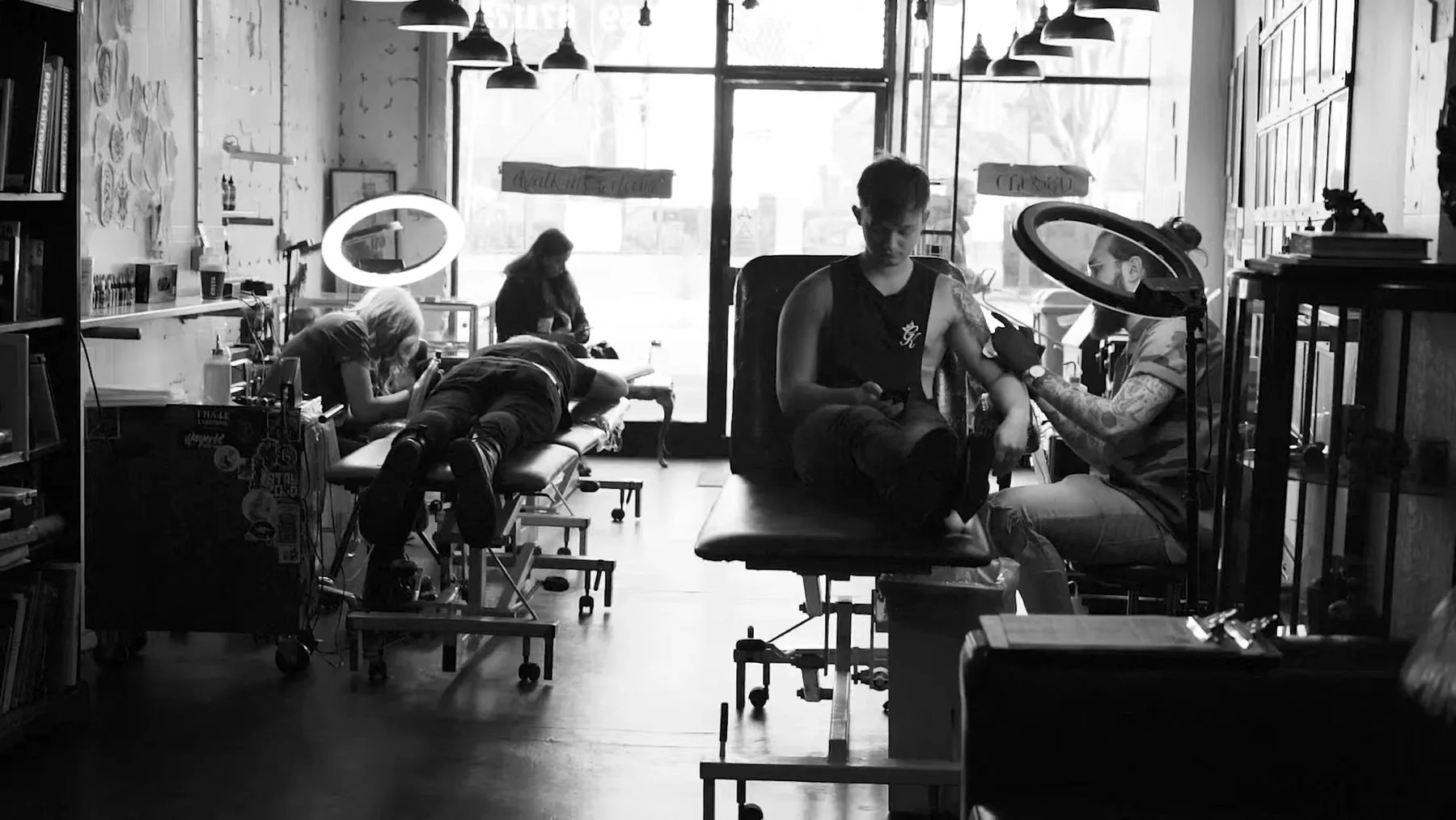 Inside Avinit Tattoo studio on Chislehurst Road, Orpington